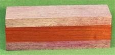 Rattle #1010 - Baby Rattle Blank - Purpleheart & Padauk  $8.49